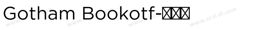 Gotham Bookotf字体转换